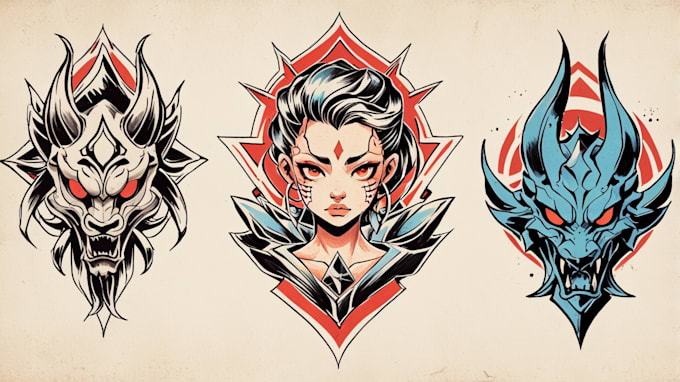 Bestseller - custom drawing your traditional or old school tattoo design