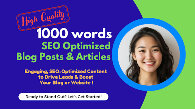 Bestseller - write a high quality 1000 words SEO blog post or article