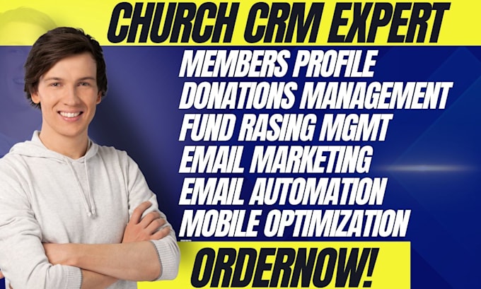 Gig Preview - Setup church CRM breeze fellowshipone chuurchtrac realm rishsoft pushpay