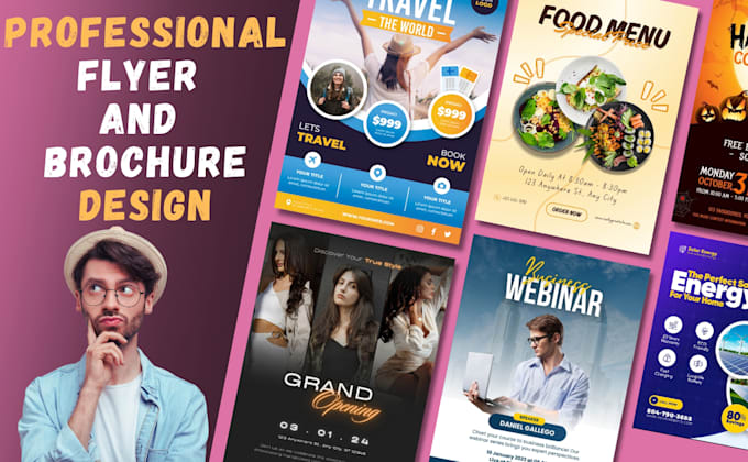 Gig Preview - Design a professional flyers and brochure for your business