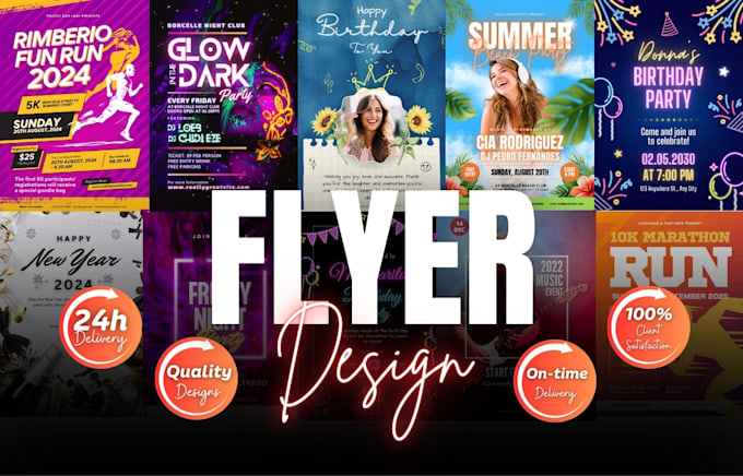 Gig Preview - Do a bold party, club, dj, nightclub, birthday, sports and event flyer design