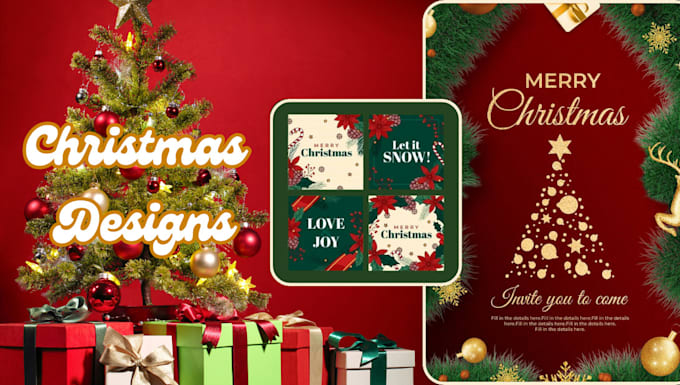 Gig Preview - Design greeting cards, christmas cards, invitation cards