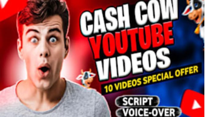 Gig Preview - Create luxury cash cow youtube faceless cash cow video