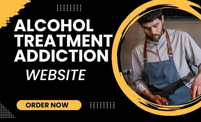 Gig Preview - Design premium alcohol addiction treatment website