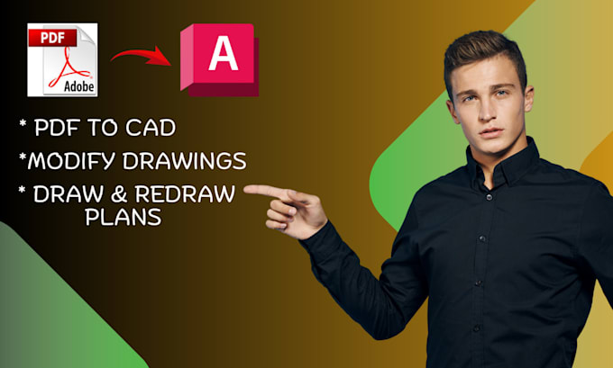 Bestseller - convert sketch, images, pdf files in autocad drawings