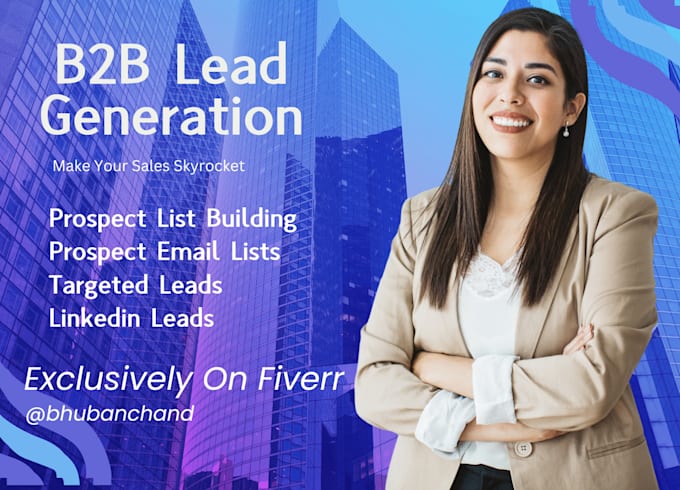 Gig Preview - Do b2b lead generation and geo targeted lead prospecting