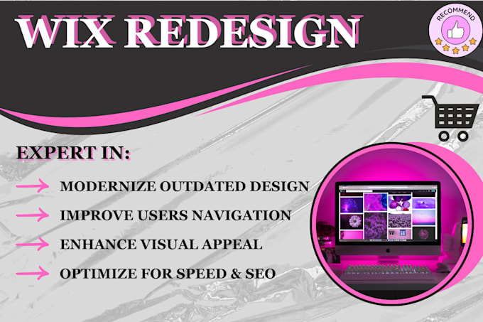 Gig Preview - Do professional wix website redesign,