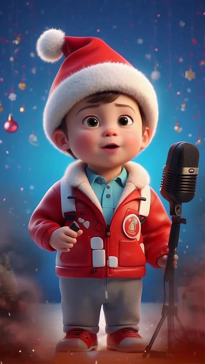 Gig Preview - Do 3d christmas animation, 3d christmas kids holiday and festive animation