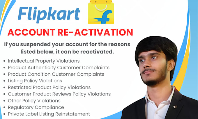 Bestseller - do reactivate your  blocked or deactivated flipkart account