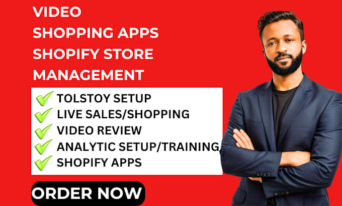 Gig Preview - Boost sales with video shopping apps setup tolstoy or live shopping