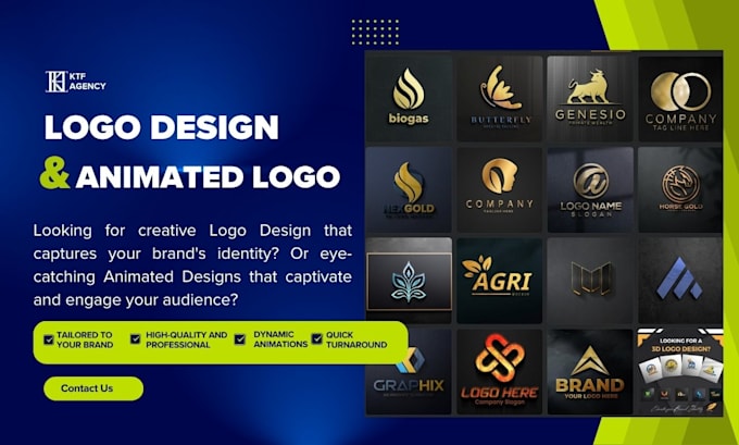 Gig Preview - Stunning business logo design, redesign, and brand identity services