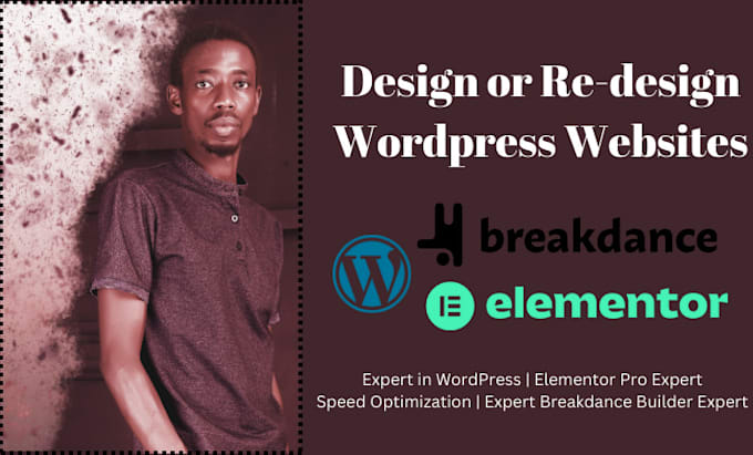 Bestseller - redesign or design wordpress website with elementor pro and breakdance