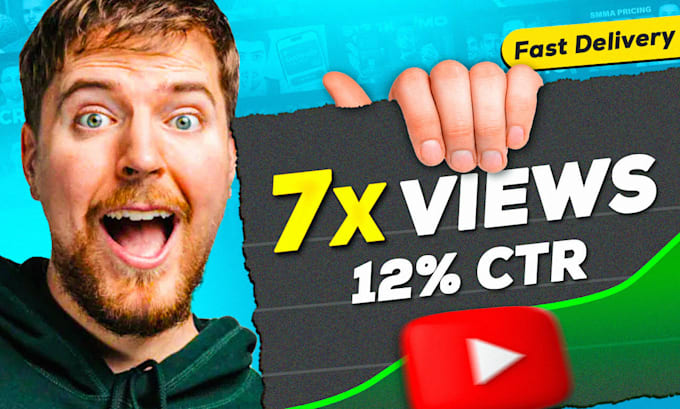 Gig Preview - Design eye catching youtube thumbnail