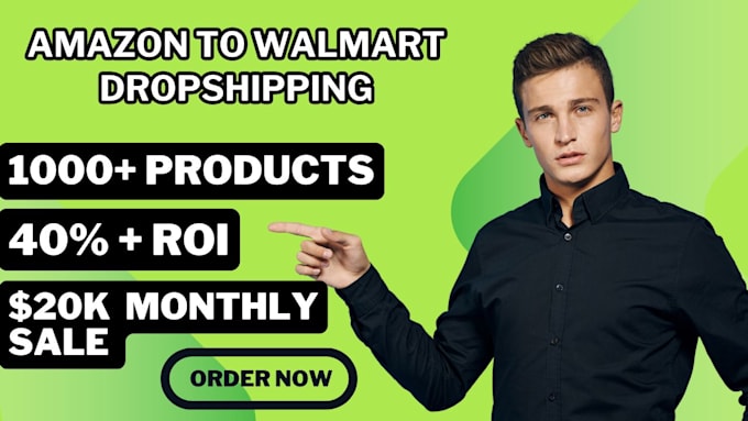 Gig Preview - Do amazon to walmart dropshipping