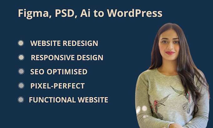 Bestseller - convert figma, PSD, and ai to wordpress design by elementor pro