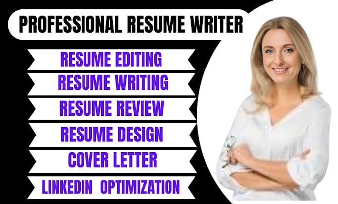 Gig Preview - Offer professional resume writing, cover letter and linkedin optimization