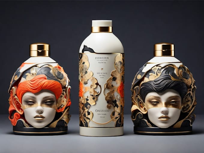 Gig Preview - Make an astonishing cosmetic packaging and label design