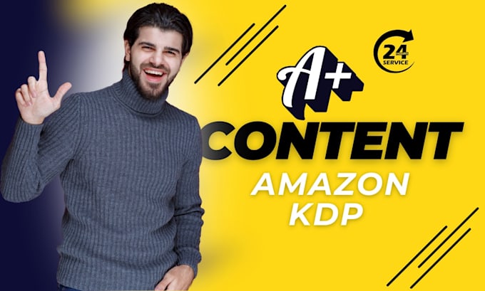 Gig Preview - Design a captivating a plus content for amazon KDP book