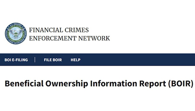 Gig Preview - File your boi beneficial ownership report with fincen