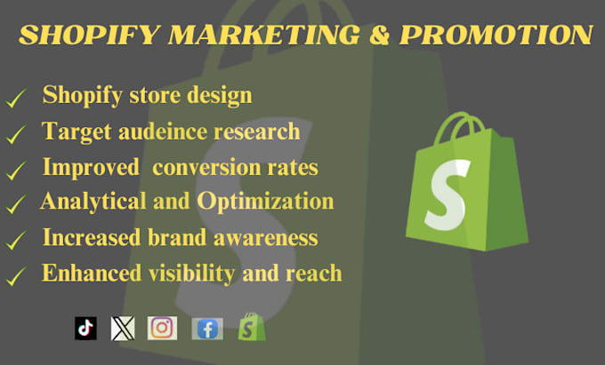 Bestseller - do marketing and promote shopify store to boost sales