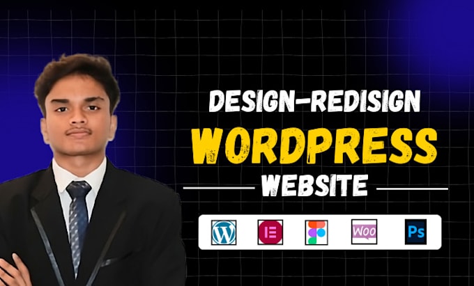 Gig Preview - Build wordpress website development, design, redesign, wordpress website