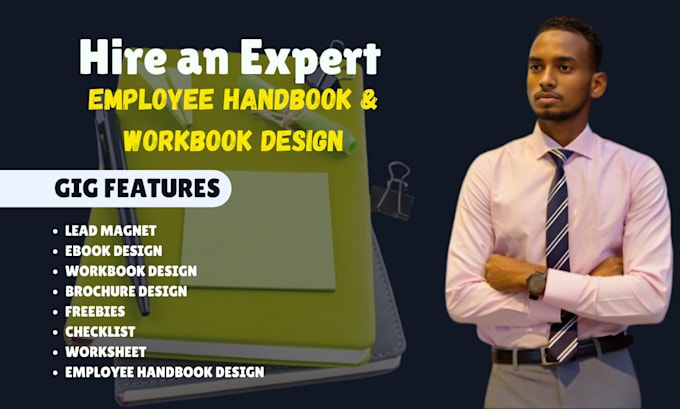 Gig Preview - Design impressive pdf lead magnet, brochure, workbook, employee handbook, ebook