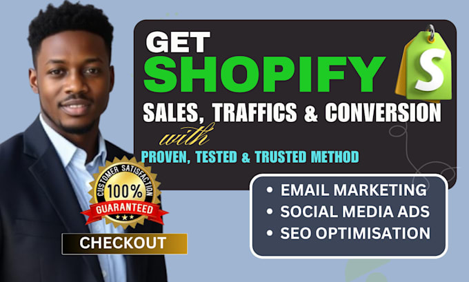 Gig Preview - Boost shopify sales shopify marketing shopify promotion ecommerce marketing