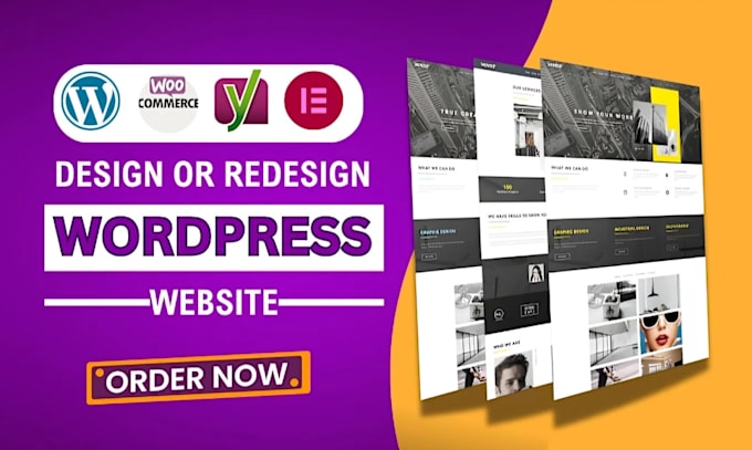 Gig Preview - Build stunning and responsive wordpress business website design and development