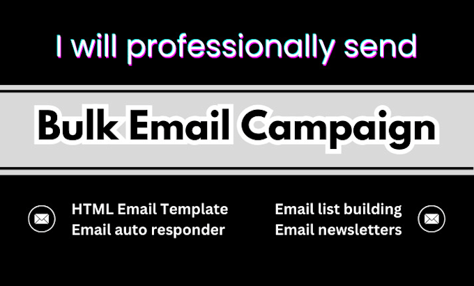 Gig Preview - Send bulk email campaign, email blast, mass email sendin klaviyo, zoho crm