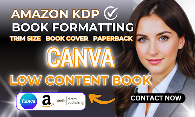 Gig Preview - Design format quality book formatting layout canva ebook, planner kdp publishing