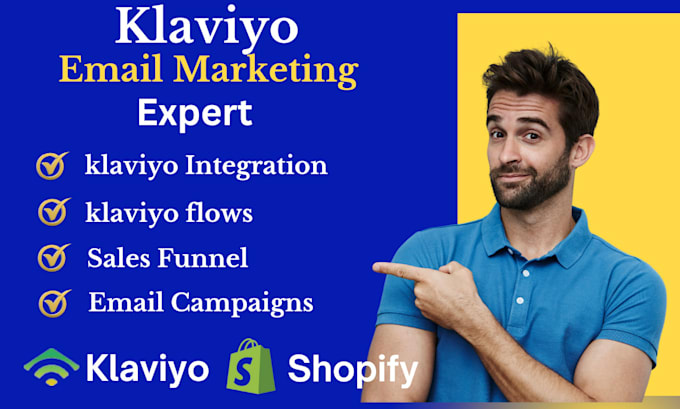 Gig Preview - Setup klaviyo mailchimp beehiiv for shopify ecommerce