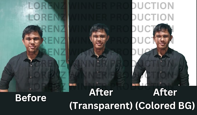 Gig Preview - Professionally remove background from image, change color