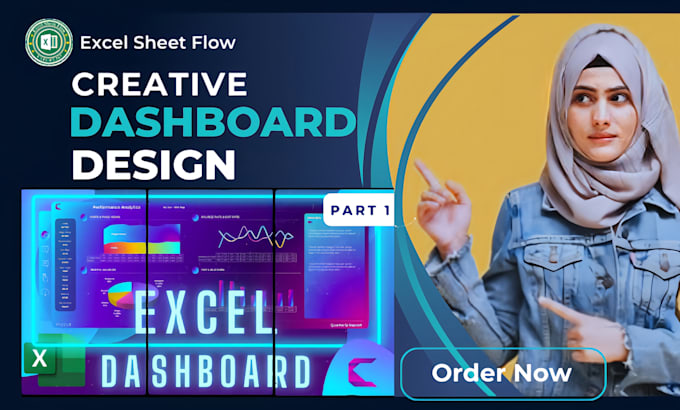 Gig Preview - Customize the interactive dashboards and reports in excel