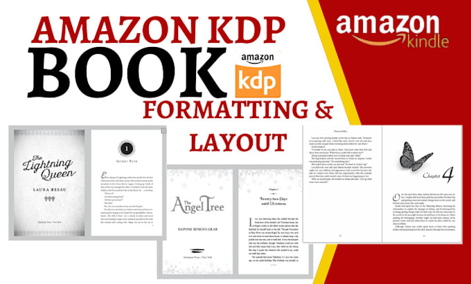 Gig Preview - Amazon kdp book formatting layout design print book kindle book ingramspark lulu