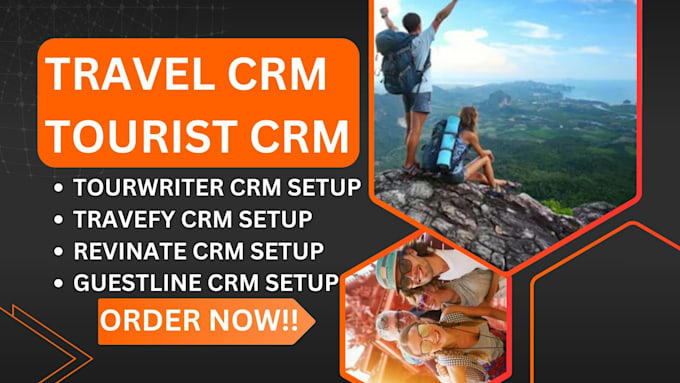 Gig Preview - Setup travel hospitality vacation tourist CRM mtrip tourwriter travefy guestline