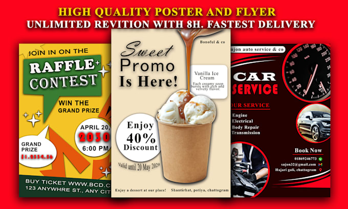 Bestseller - create professional poster and flyer designs for your business