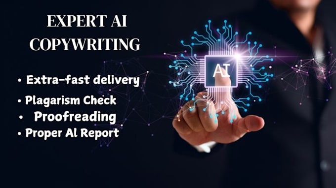 Gig Preview - Do ai copywriting for you using chatgpt, jasper