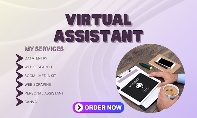 Gig Preview - Be your creative and dedicated virtual assistant