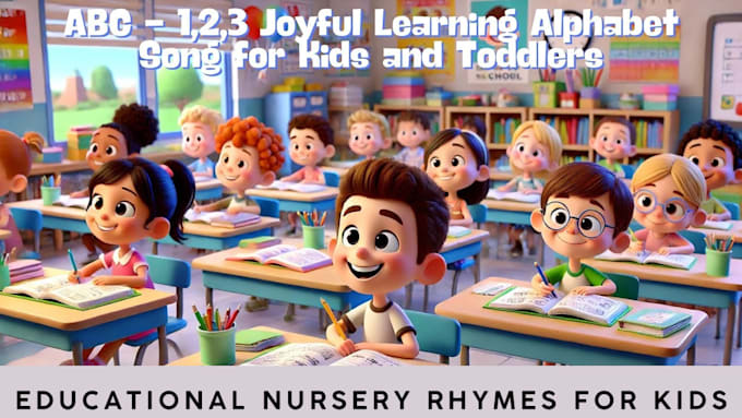 Gig Preview - Do joyful 2d 3d animation learning nursery rhymes educational kids video