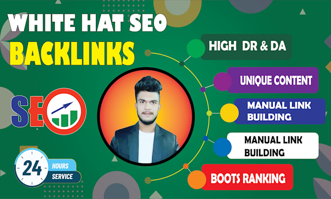 Gig Preview - Do off page SEO white hat backlinks link building service for google ranking