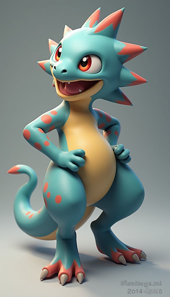 Gig Preview - Model your pokemon or fakemon for game or 3d print