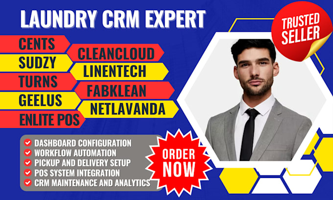 Gig Preview - Setup cleancloud linentech fabklean cents sudzy pos turns netlavanda laundry crm