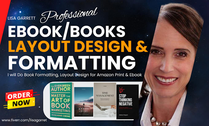 Gig Preview - Do book formatting, layout design for amazon print and ebook