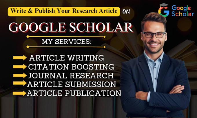 Gig Preview - Do article writing and publish your research in google scholar index journals