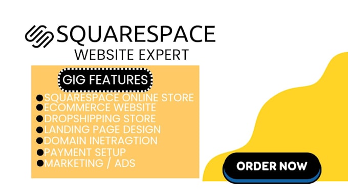 Gig Preview - Squarespace website design squarespace website redesign webshop online store wix