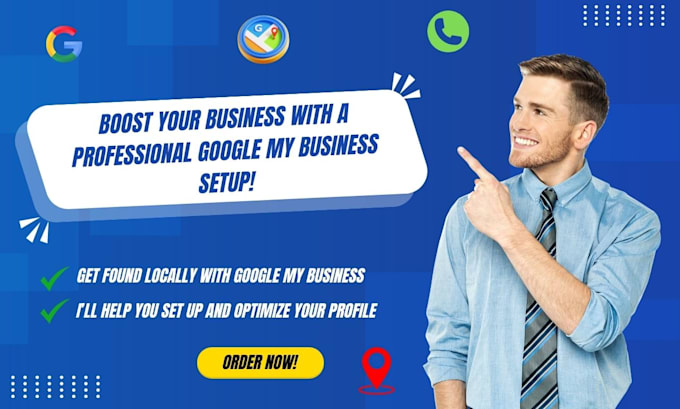 Gig Preview - Create and optimize your google my business profile