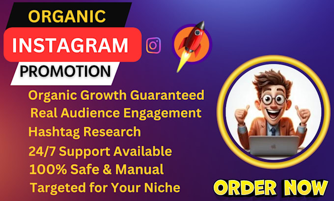 Gig Preview - Instagram promotion to grow your followers organically