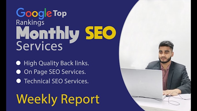 Gig Preview - Provide all in one monthly SEO services