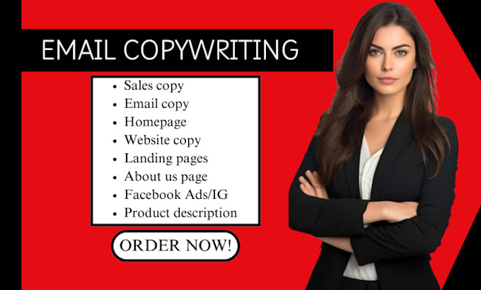 Gig Preview - Do email copywriting, sales copy, landing page copywriting