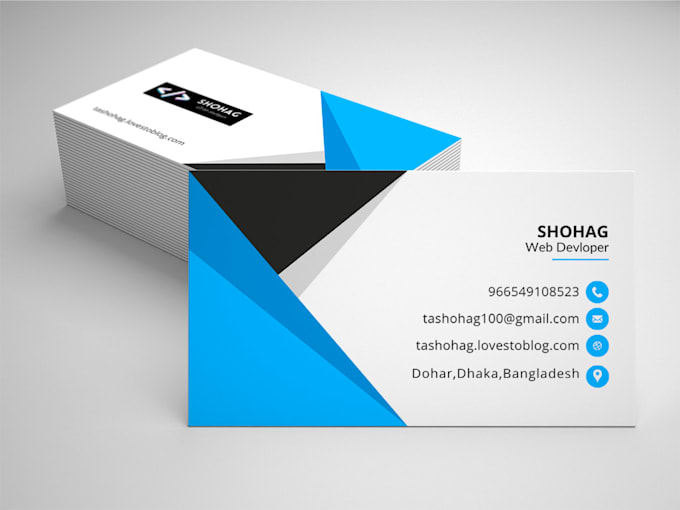 Gig Preview - Design personal and business cards that impress